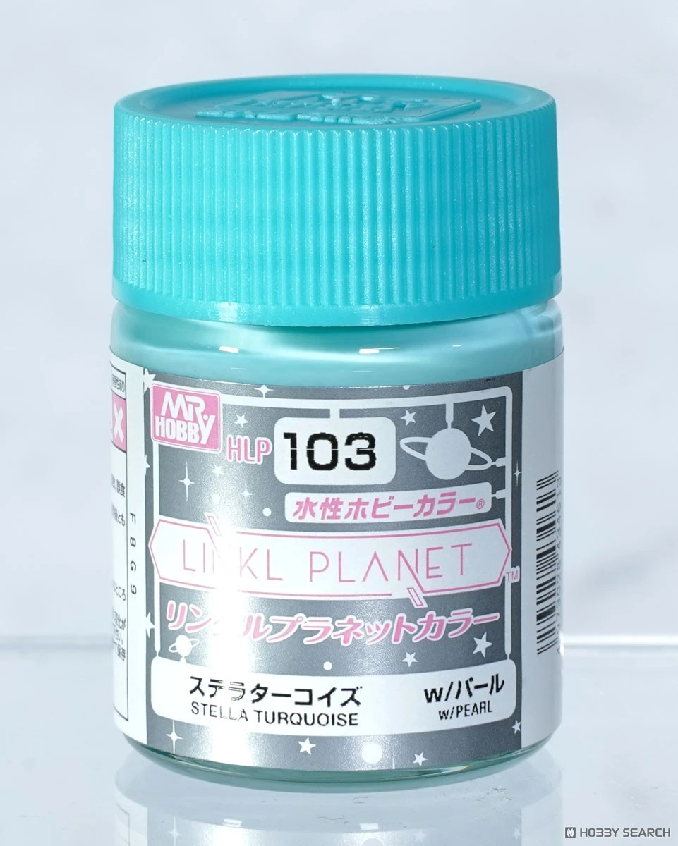 GUNZE 郡氏 GSI 新水性漆 LINKL PLANET 星光綠松石色 HLP103 18ml