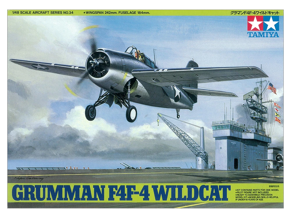TAMIYA 61034 1/48 美軍格魯曼製 野貓式攻擊戰鬥機