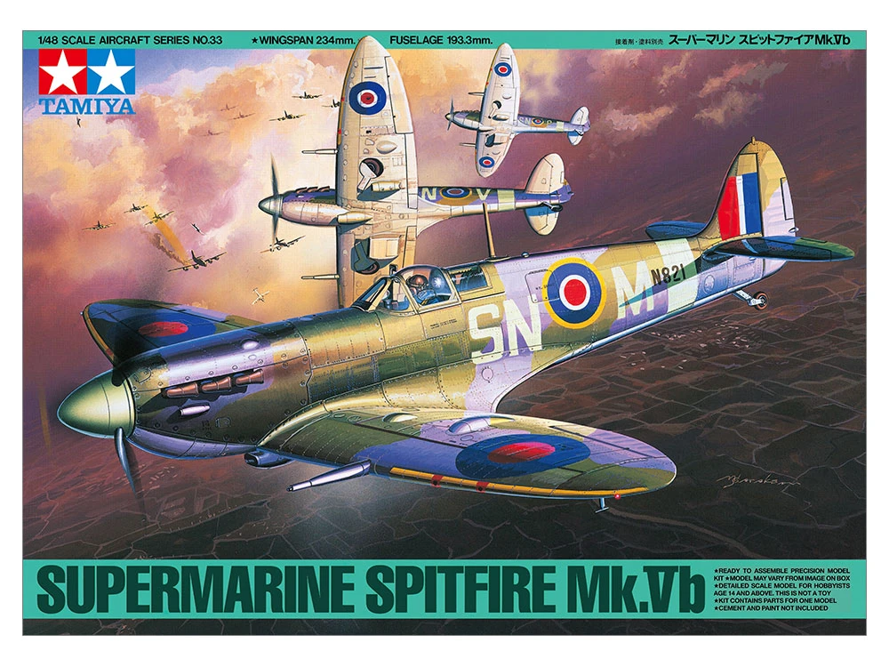 TAMIYA 61033 1/48 Supermarine Spitfire Mk.Vb