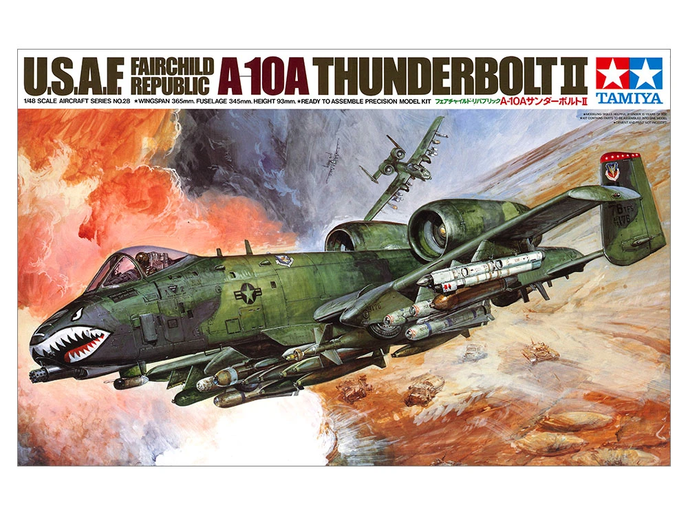 TAMIYA 61028 1/48 A-10A THUNDERBOLT 2