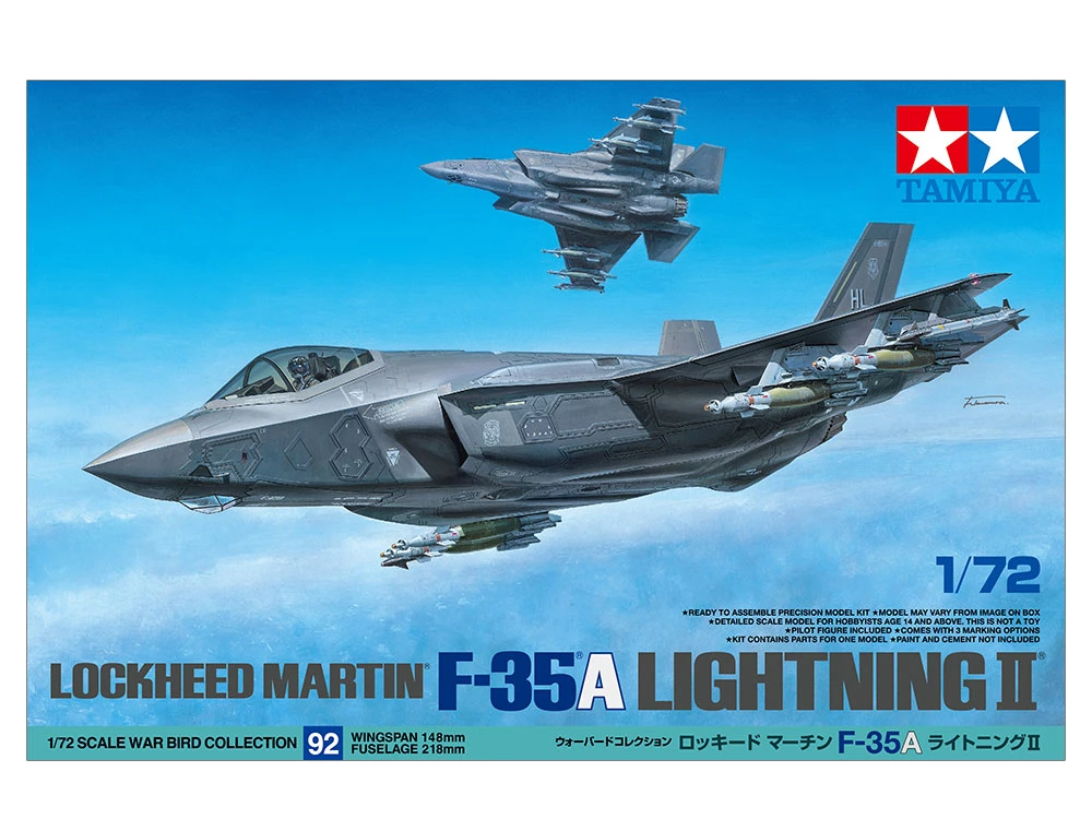 TAMIYA 60792 1/72 洛克希德馬丁F-35RA LIGHTNING IIR