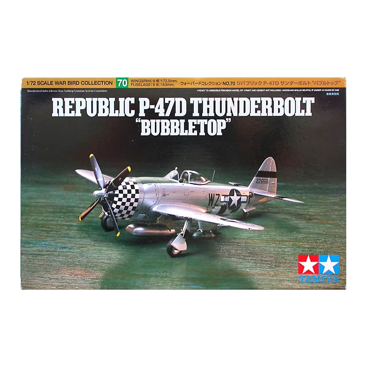 TAMIYA 60770 1/72 P-47D(Bubbletop)