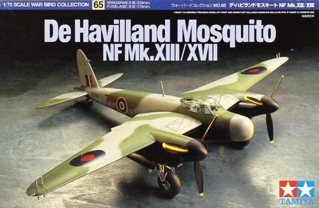 TAMIYA 60765 1/72 蚊式NF MK13/17戰機(英)