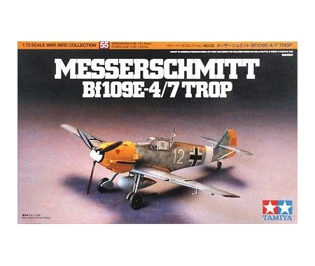 TAMIYA 60755 1/72 二戰BF109E-4/7戰機(德)