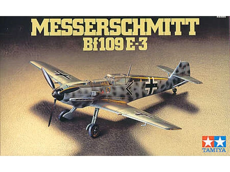 TAMIYA 60750 1/72 二戰BF109E-3戰機(德)