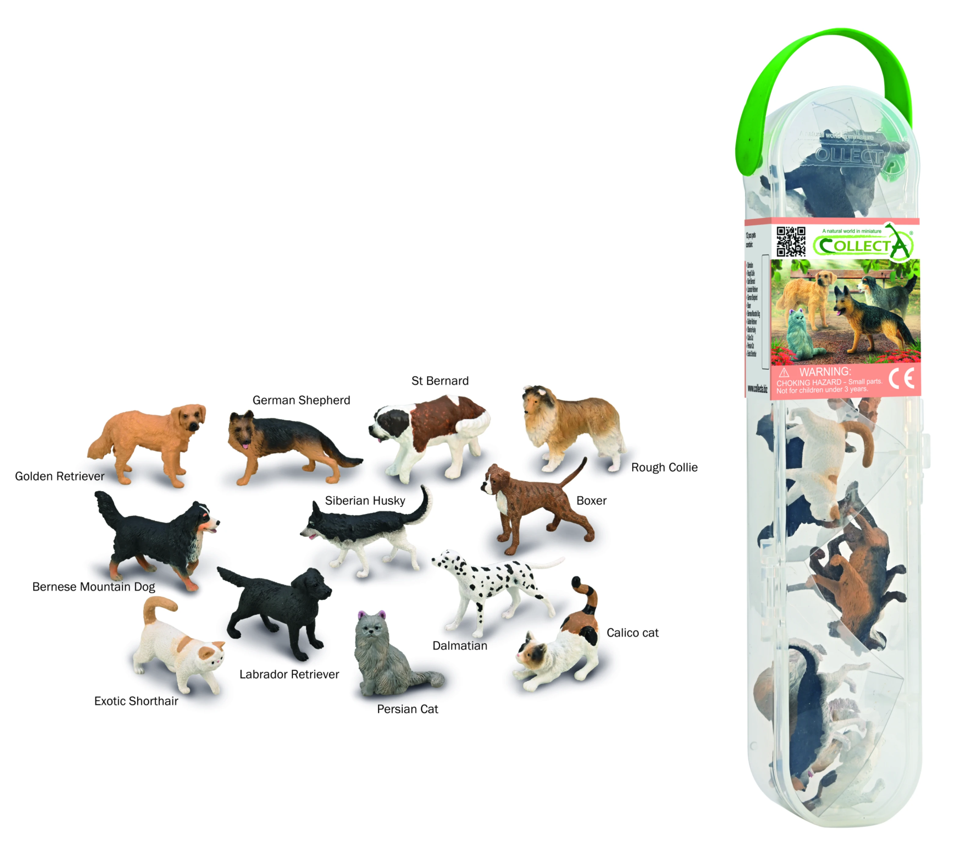 CollectA 動物模型 盒裝迷你寵物組
