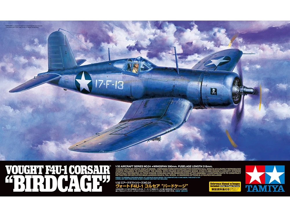 TAMIYA 60324 1/32 F4U-1 海盜式艦載戰鬥機
