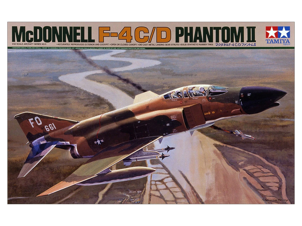 TAMIYA 60305 1/32 F-4C/D幽靈式戰機(美)