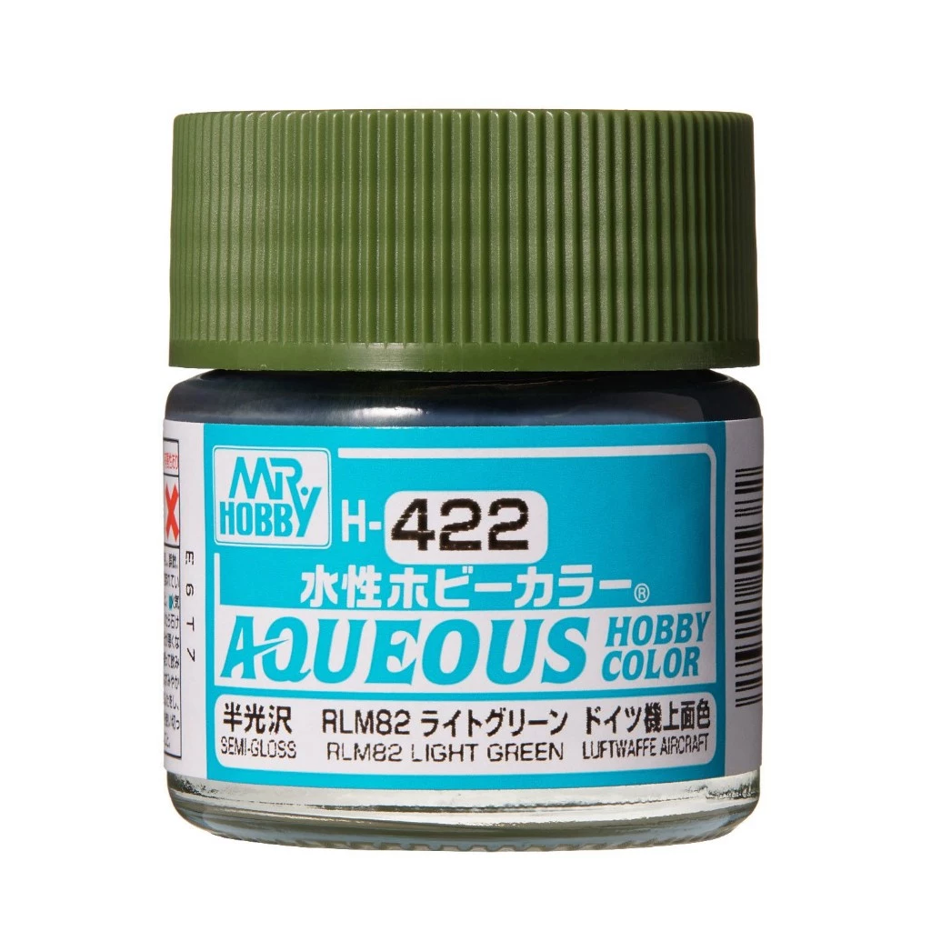 GUNZE 郡氏 GSI 新水性漆 RLM82 半光澤亮綠色 H422  10ml