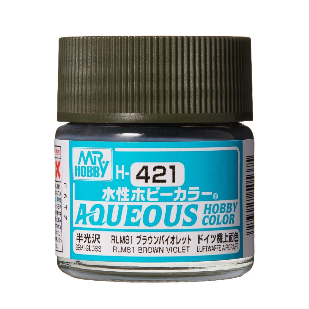 GUNZE 郡氏 GSI 新水性漆 RLM80 半光澤棕紫羅蘭色 H421 10ml