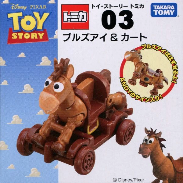 Tomica 迪士尼 TS-03 玩具總動員 紅心&木製推車