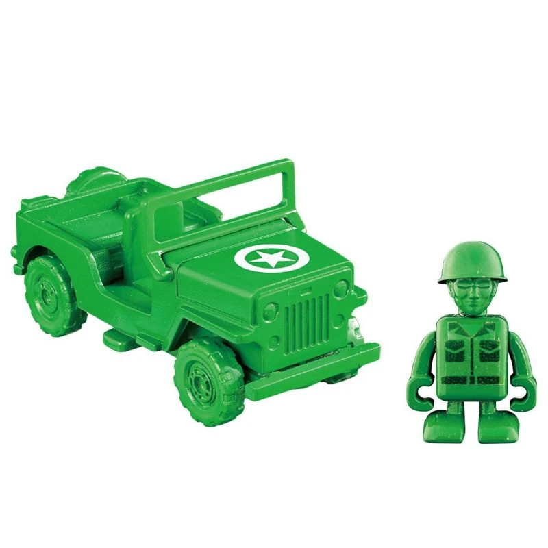 Tomica 迪士尼 TS-05 玩具總動員 綠色小兵&吉普車