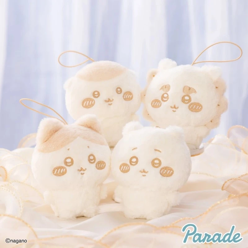 Parade 景品 吉伊卡哇 chiikawa 牛奶色 吉伊 小八 獅薩 栗子饅頭 吊娃 四款一套