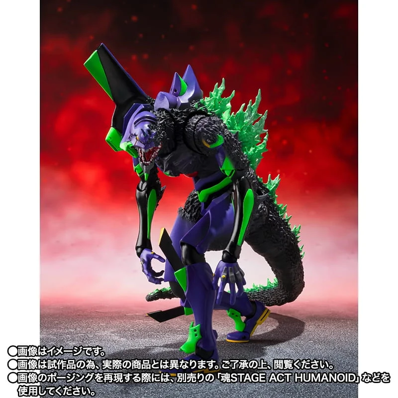 12月預購 代理版 魂商店限定 SHM 哥吉拉對福音戰士 EVANGELION 初號機 G覺醒形態 1030