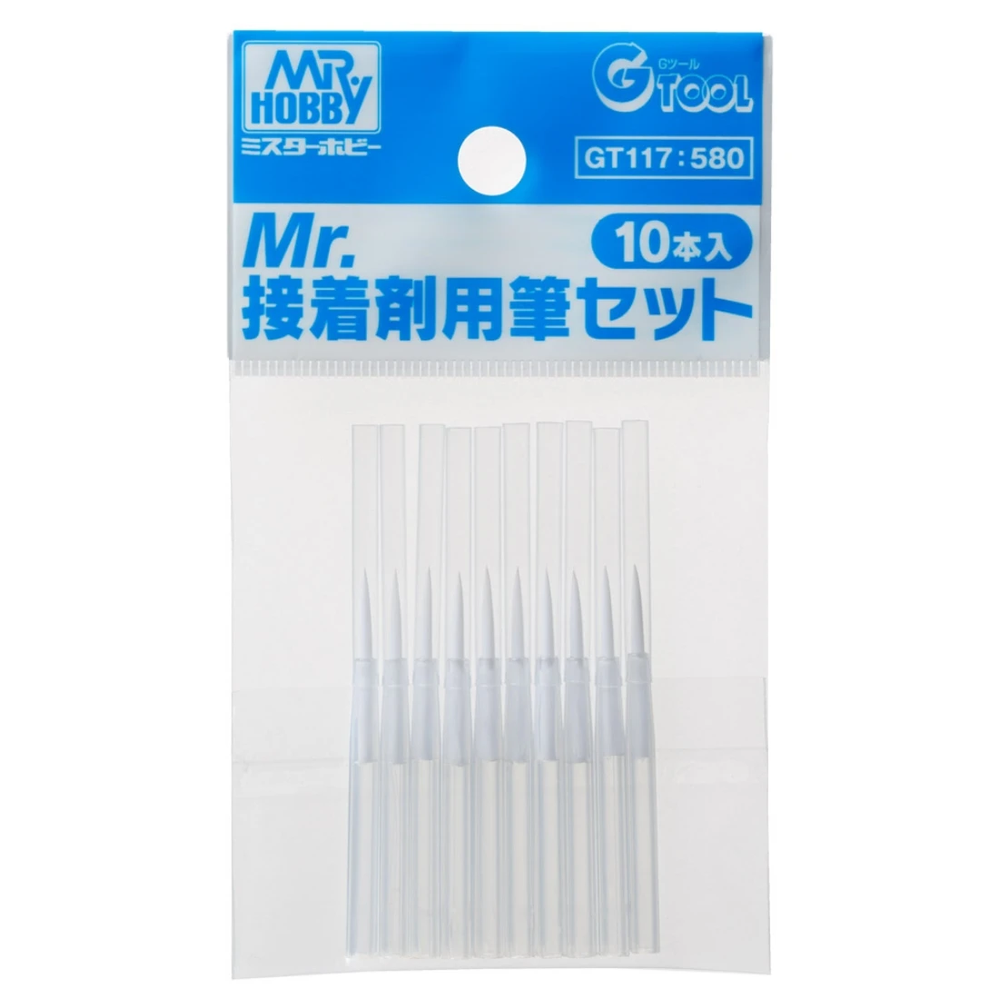 GUNZE 郡氏 GSI GT117 接著劑 擬真舊化漆 用替換筆刷組(10隻)