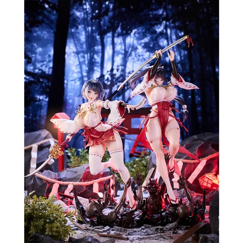 代理版 Native限定 HOTVENUS 1/6 七原冬雪氏原畫 淪為奴隸的戰巫女 藤堂朔夜&東堂伊織 套組