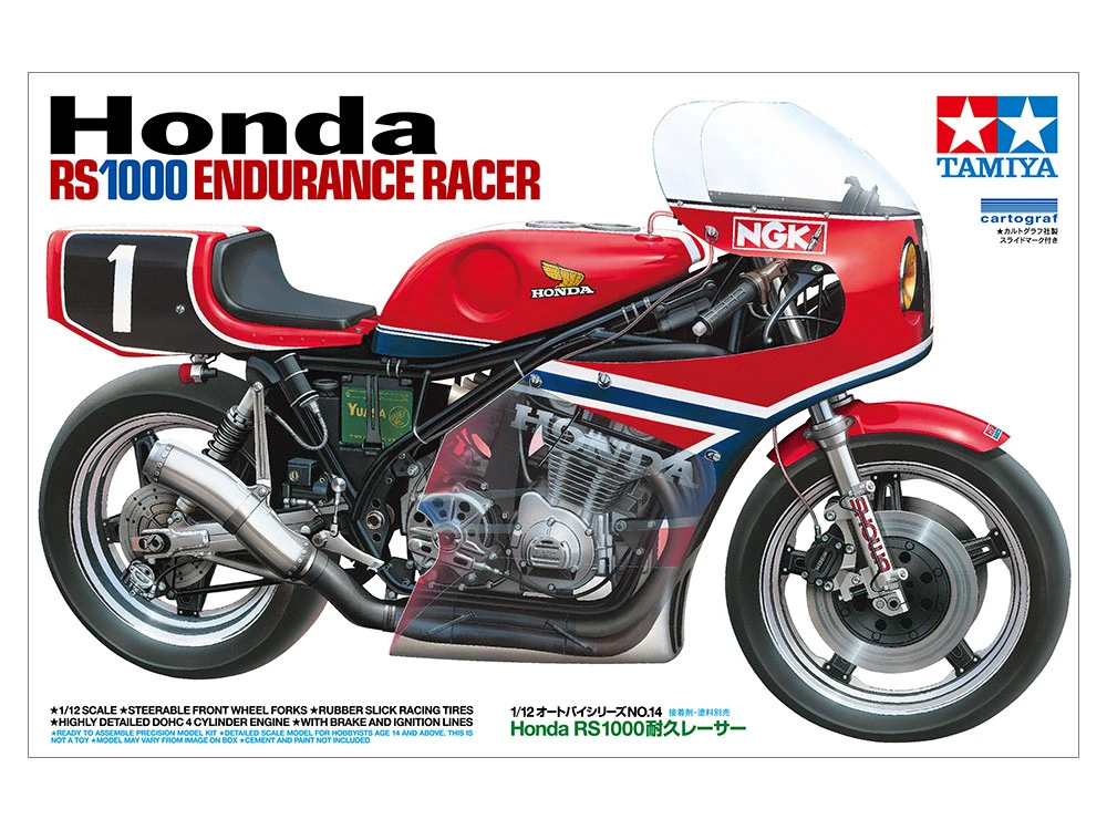 TAMIYA 14014 1/12 Honda RS1000 Endurance Racer