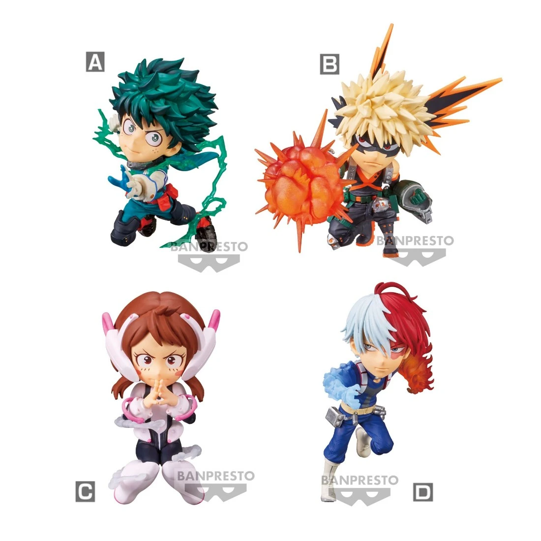 Banpresto 景品 海外限定 我的英雄學院 WCF 六款一套
