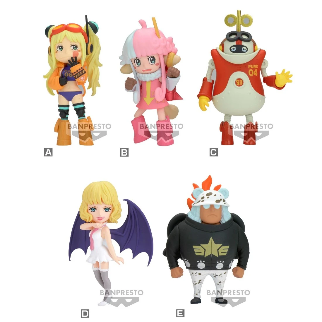 Banpresto 景品 海外限定 海賊王 WCF 蛋頭島篇 未來島 Vol.5 半中盒6入