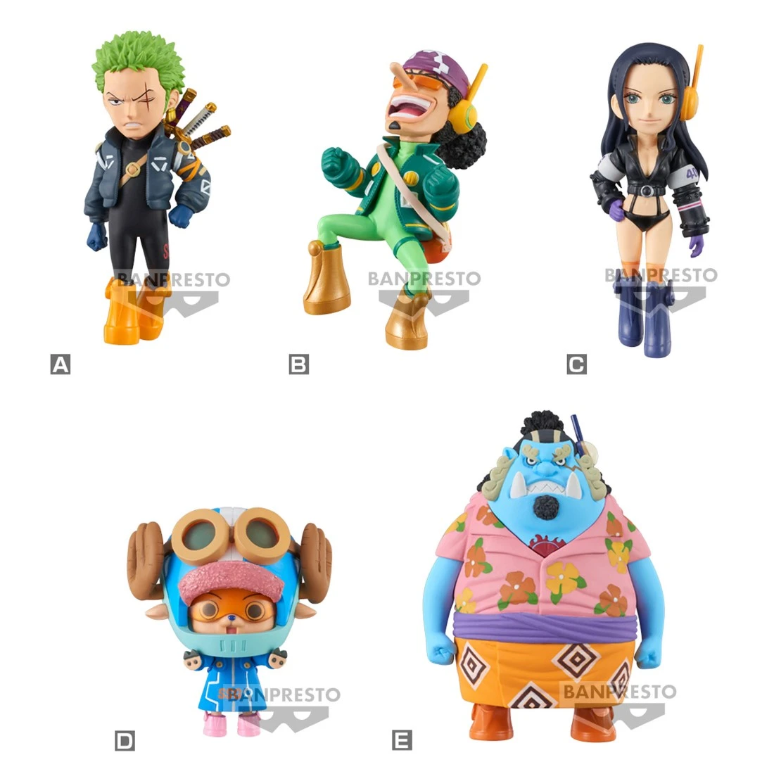 Banpresto 景品 海外限定 海賊王 WCF 蛋頭島篇 未來島 Vol.2 半中盒6入