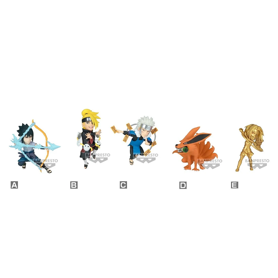 Banpresto 景品 海外限定 火影忍者 NARUTOP99 WCF Vol.5 半中盒六入