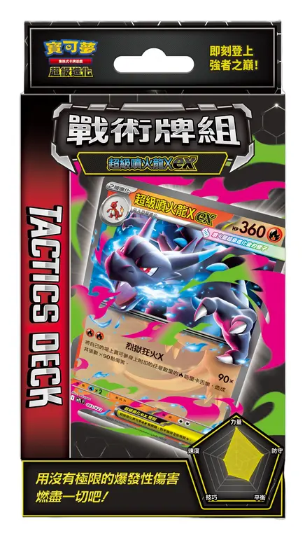 精靈寶可夢 卡牌 PTCG 超級進化 戰術牌組 超級噴火龍X EX
