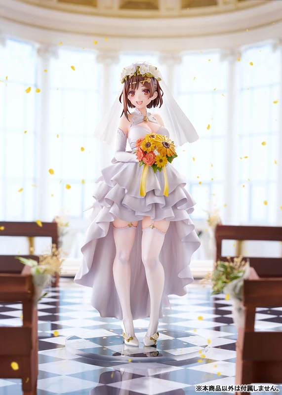4月預購 QuesQ 1/7 萊莎的鍊金工房 萊莎琳 斯托特 婚紗禮服 1020