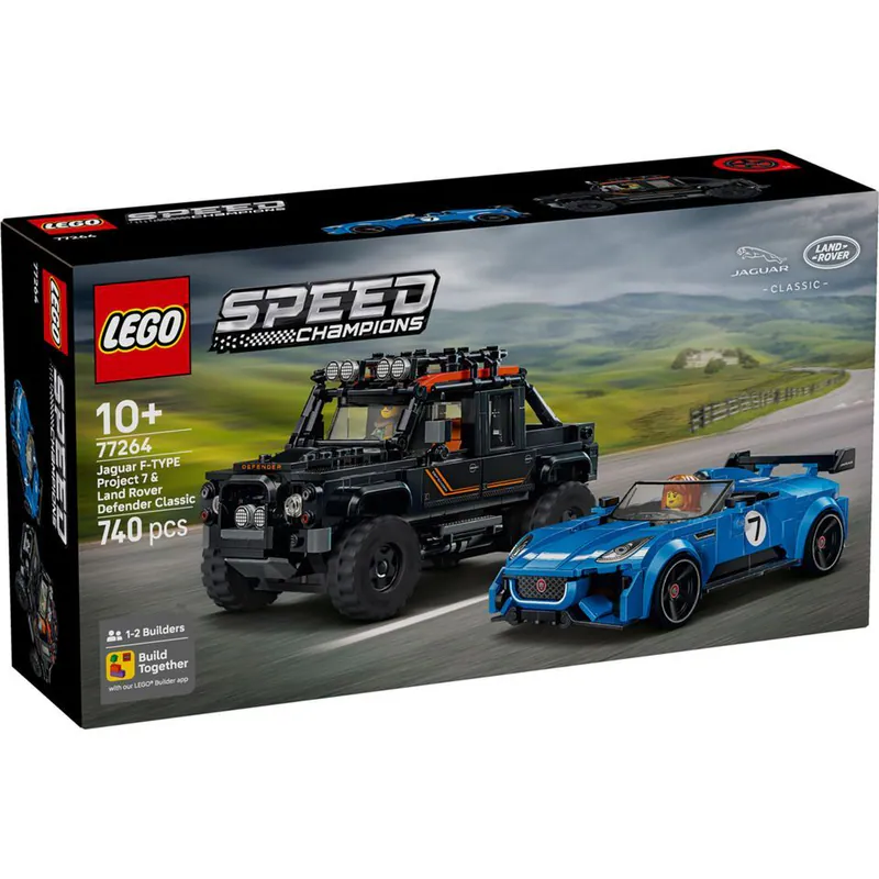 Lego 樂高 Speed 急速賽車 77264 捷豹 Project 7 和 Land Rover Defender