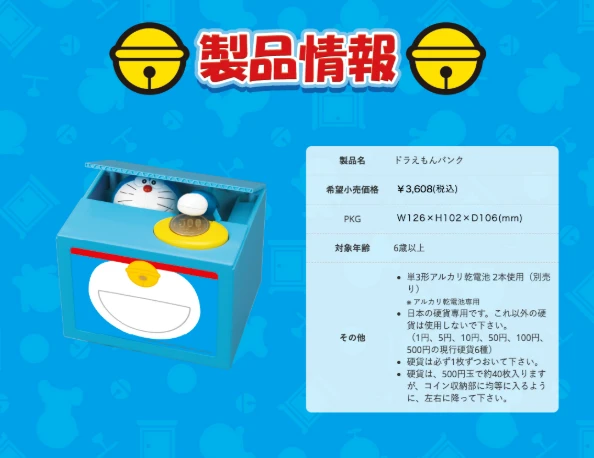 Shine 哆啦A夢 造型存錢筒 儲金箱