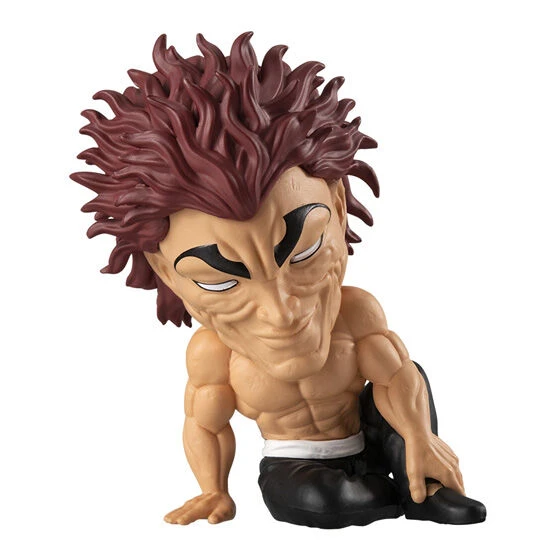 扭蛋 轉蛋 Bandai 刃牙 坐姿 四款一套