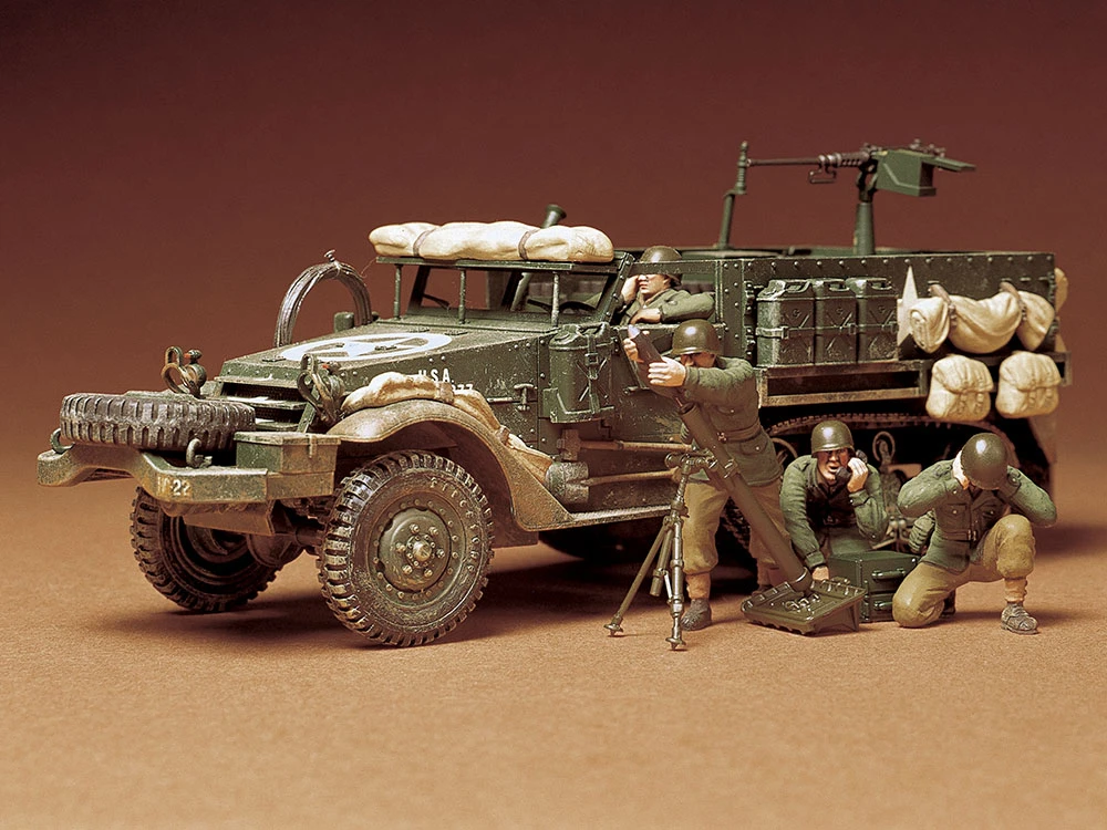 TAMIYA 35083 1/35 德軍迫擊砲半履帶車含4人形