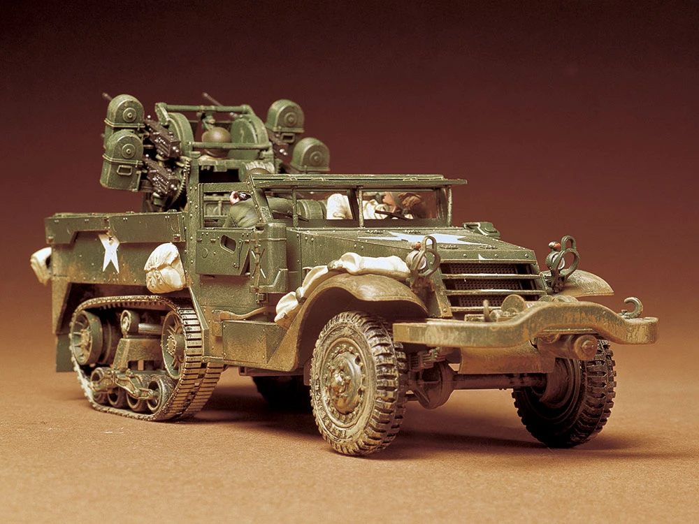 TAMIYA 35081 1/35 二戰美國 M16 多管炮機槍 半履帶車