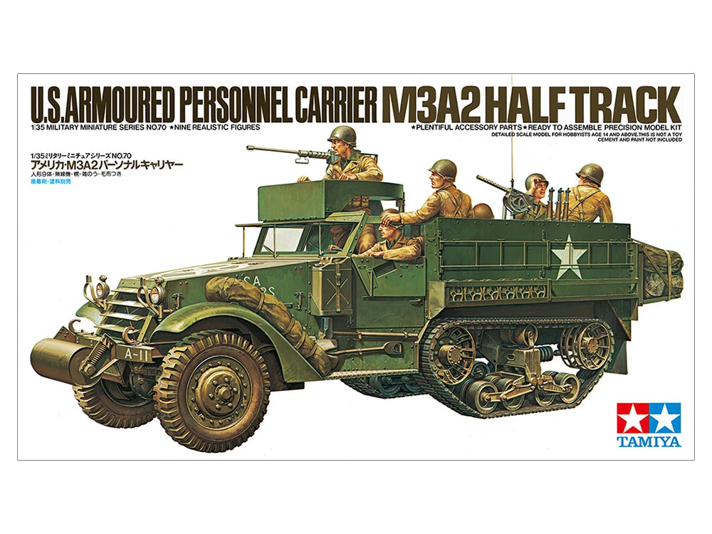 TAMIYA 35070 1/35 U.S. M3A2 Half Track