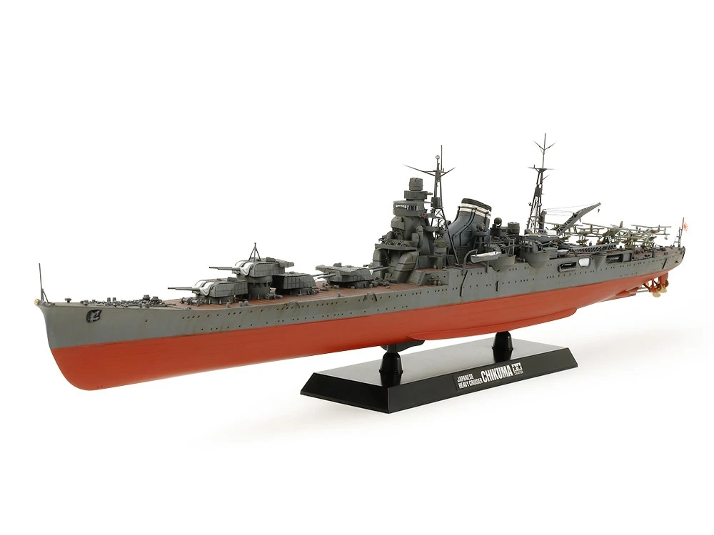 TAMIYA 78027 1/350 船艦系列 日本重巡洋艦 筑摩