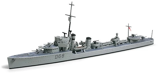 TAMIYA 31910 1/700 水線船系列 澳大利亞皇家海軍吸血鬼號驅逐艦