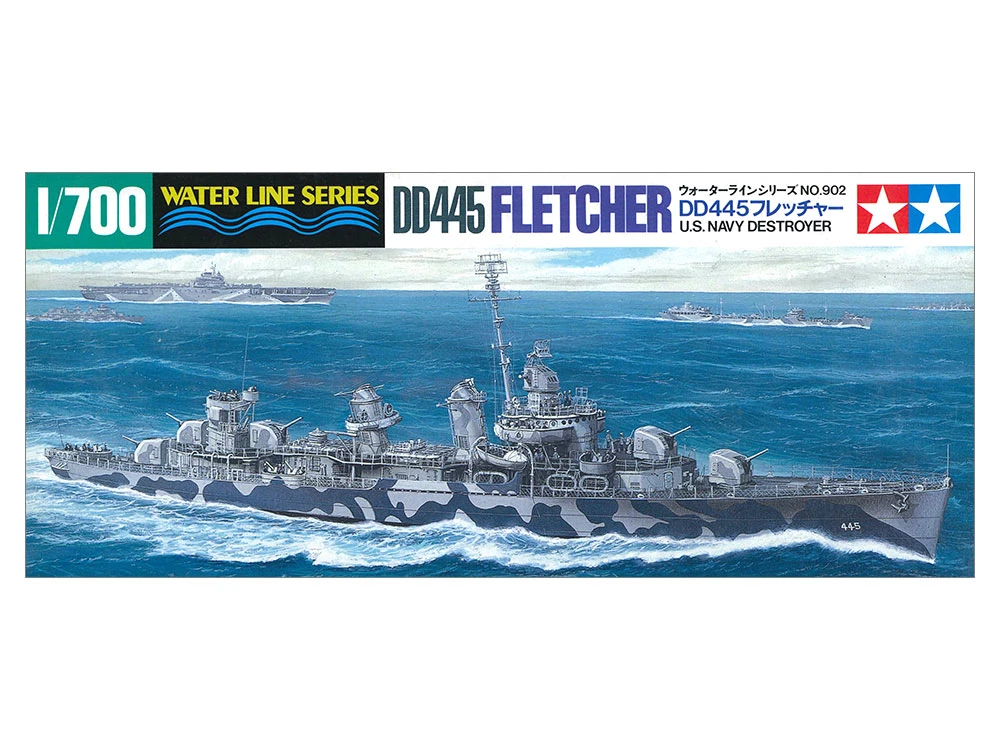 TAMIYA 31902 1/700 水線船系列 美國海軍驅逐艦 DD445弗萊徹號