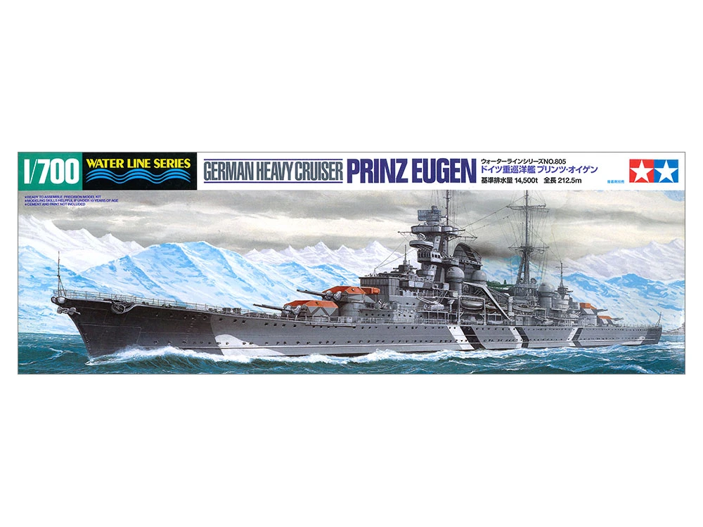 TAMIYA 31805 1/700 水線船系列 德國重型巡洋艦 歐根親王號