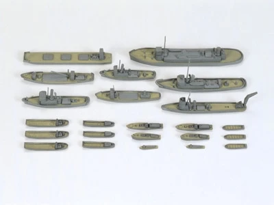 TAMIYA 31509 1/700 水線船系列 日本海軍用拖輪套裝