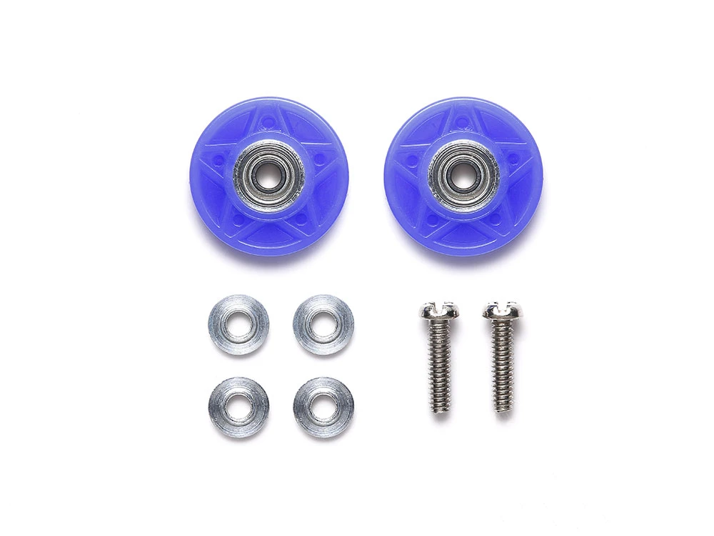 TAMIYA 15551 四驅車專用 藍色導輪 內置滾珠軸承 13mm