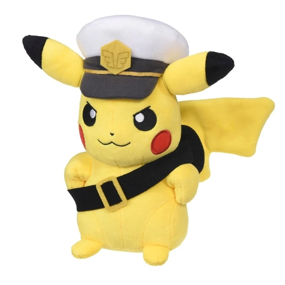 TakaraTomy 精靈寶可夢 肩膀上的船長皮卡丘 護目鏡版 絨毛玩偶