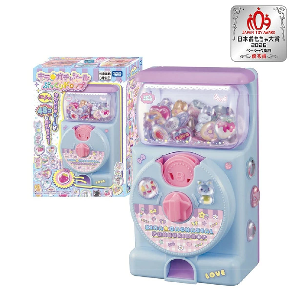 Takaratomy 澎澎水晶轉蛋貼紙機