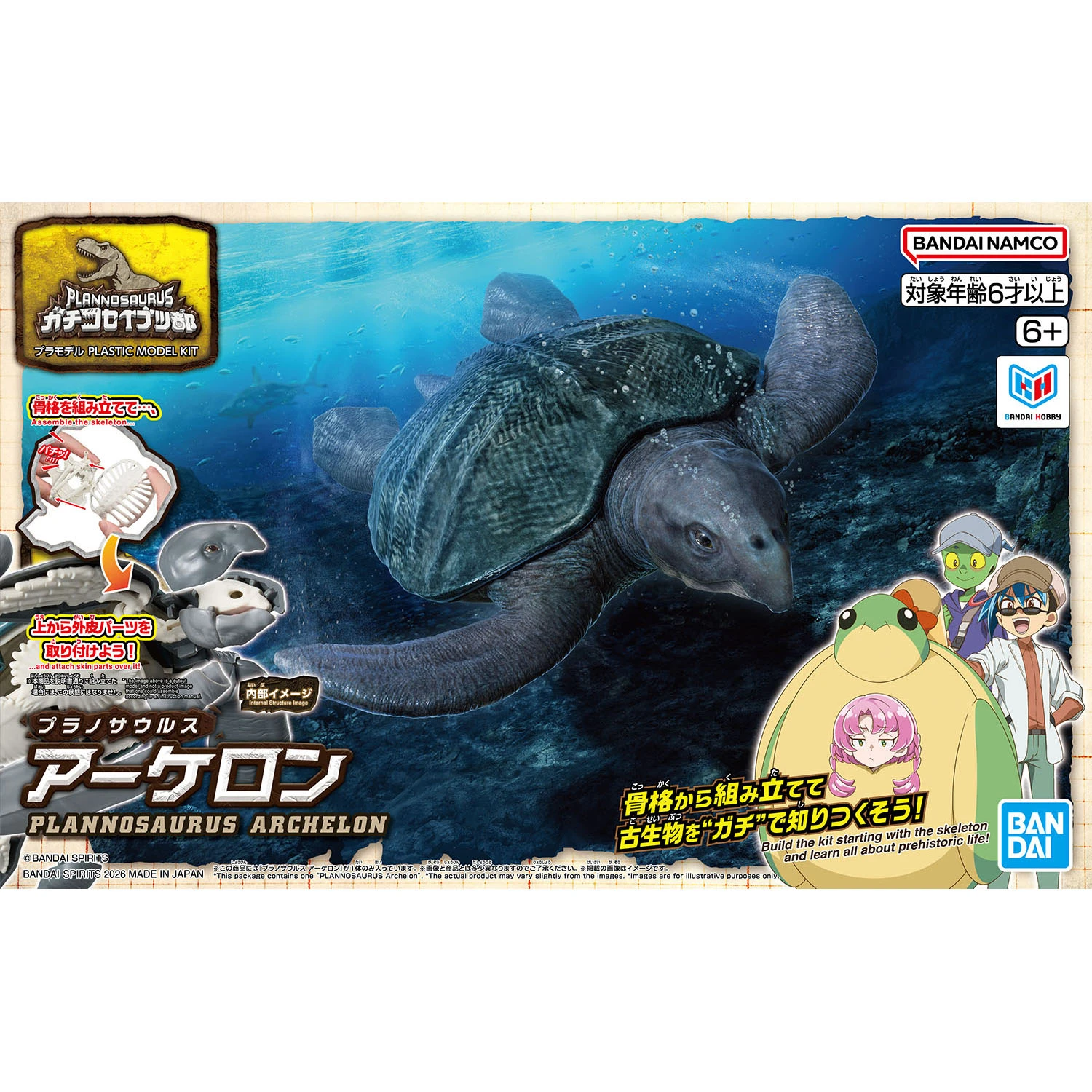 BANDAI 萬代 恐龍組裝模型 古巨龜