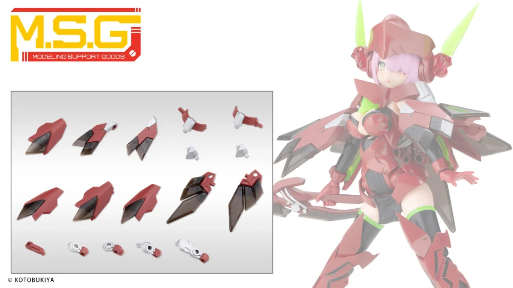 4月預購 壽屋 MSG武裝零件 MJ37 擴展裝甲E 禮服 深紅色 1105