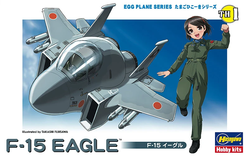 HASEGAWA TH1 蛋機系列 F-15「鷹」式戰鬥機　　　　　