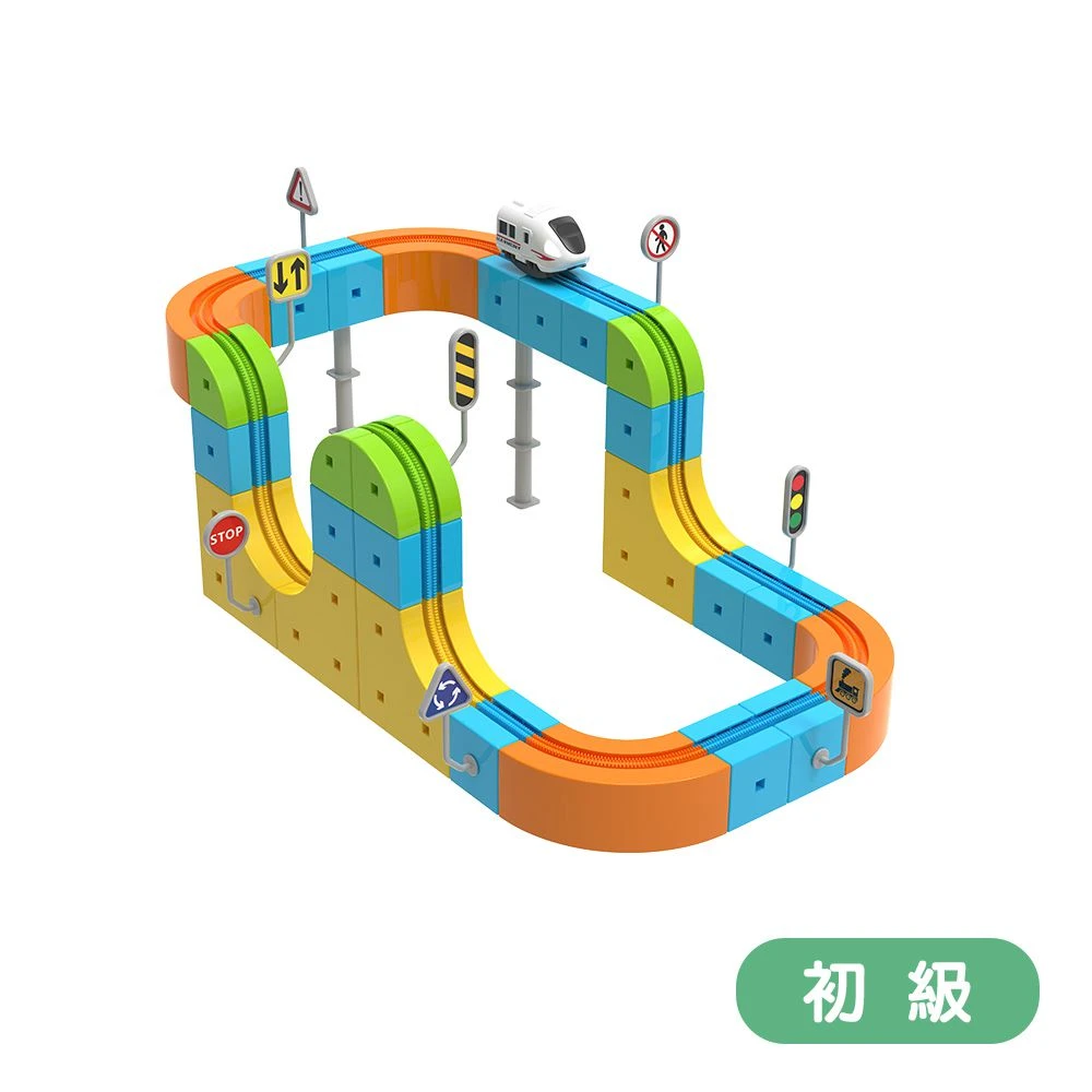 小牛津 博士積木 磁吸積木特快車 101P