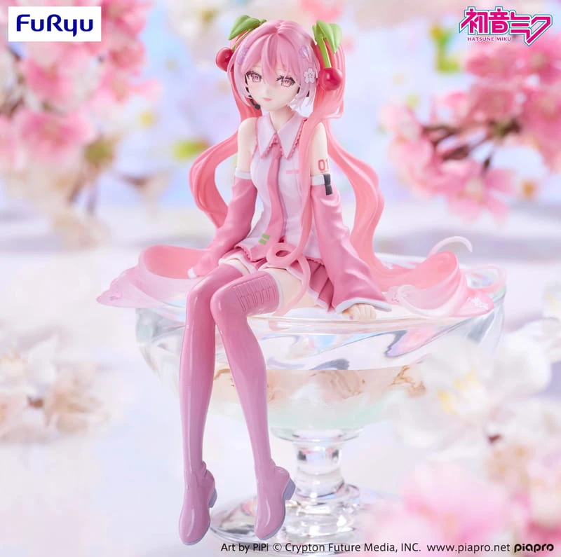 3月預購  Furyu 景品 初音未來 櫻初音 2026 微笑 泡麵蓋 1029