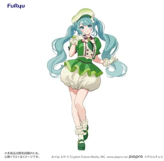 3月預購 Furyu 景品 初音未來×TIROL CHOCO 抹茶麻糬 1029
