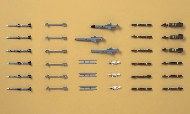 HASEGAWA 長谷川 X72-10 1/72 日本航空自衛隊飛機武器1：日本航空自衛隊飛彈及發射器套裝