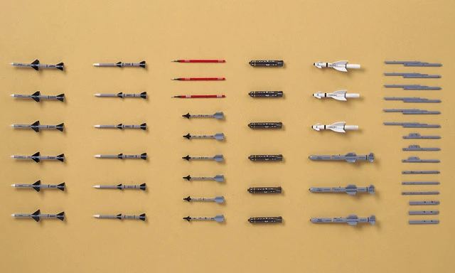 HASEGAWA 長谷川 X72-9 1/72 飛機武器 V：美國飛彈及發射器套裝