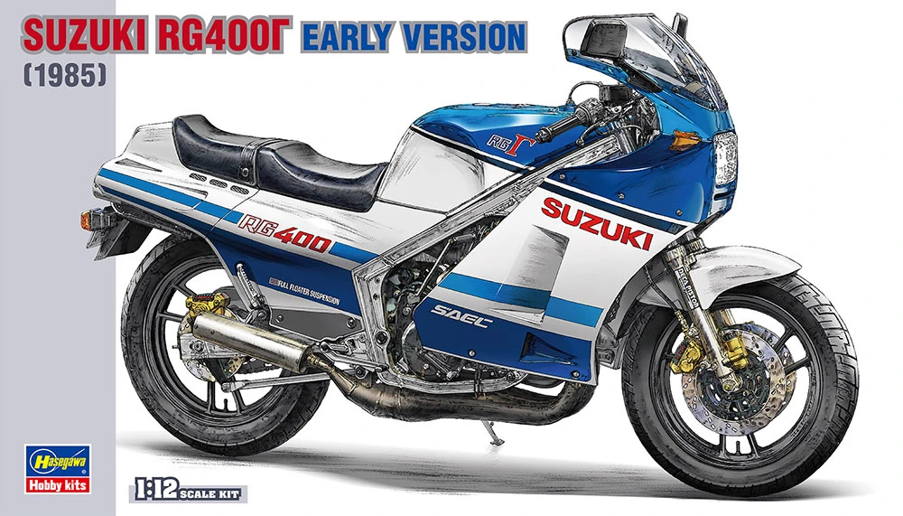 HASEGAWA 長谷川 BK09 1/12 鈴木 RG400（早期型號）